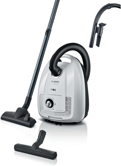 BOSCH Serie 4 Staubsauger mit Beutel Weiß BGD38WH2H