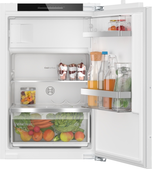 Bosch Produktbild: Bosch Serie 6 Einbau-Kühlschrank mit Gefrierfach 87.4 x 55.8 cm Flachscharnier mit Softeinzug
