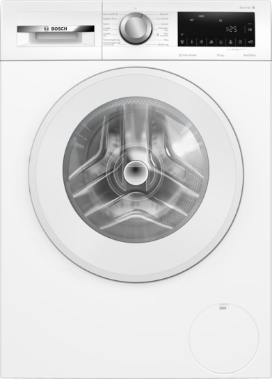 Bosch Serie 6 Tvättmaskin, frontmatad 10 kg max. 1400 varv/min