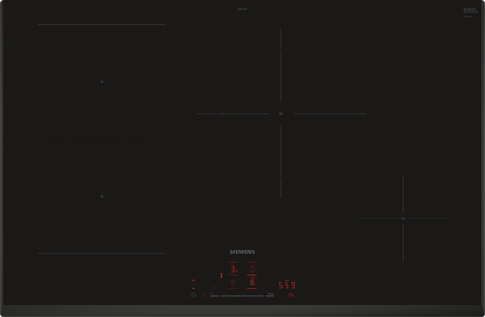 Siemens iQ500 Induktionshäll 80 cm utan ram