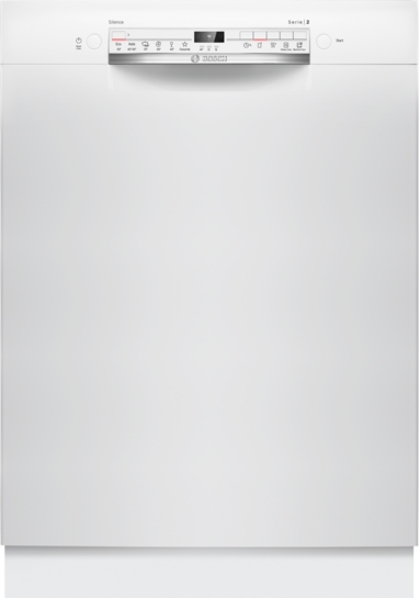 Bosch  Underbyggd diskmaskin 60 cm Vit SMU2ITW00S Serie 2
