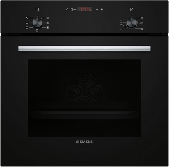 Siemens iQ100 Inbyggnadsugn 60 x 60 cm Svart