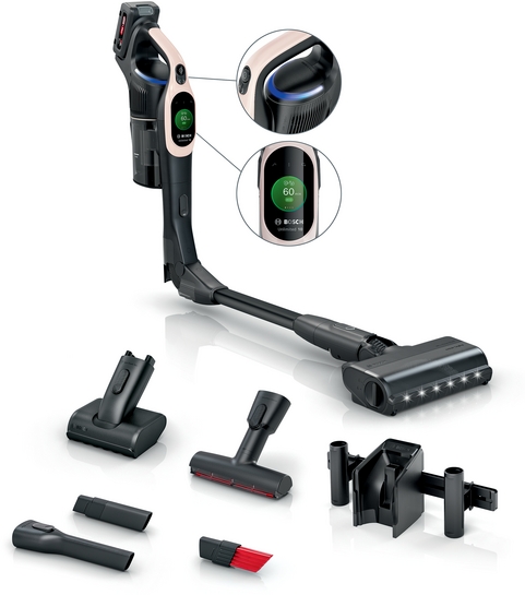 Bosch Sladdlös dammsugare Unlimited 10 Puderrosa BBS1041RBA