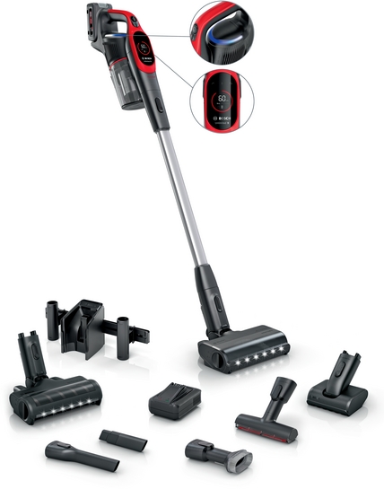 BOSCH Akku-Staubsauger Unlimited 9 ProAnimal Rot