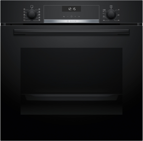 BOSCH Serie 6 Einbau-Backofen 60 x 60 cm Schwarz HBG537BB3