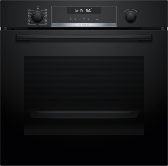 BOSCH Serie 6 Einbau-Backofen 60 x 60 cm Schwarz HBG578BB3