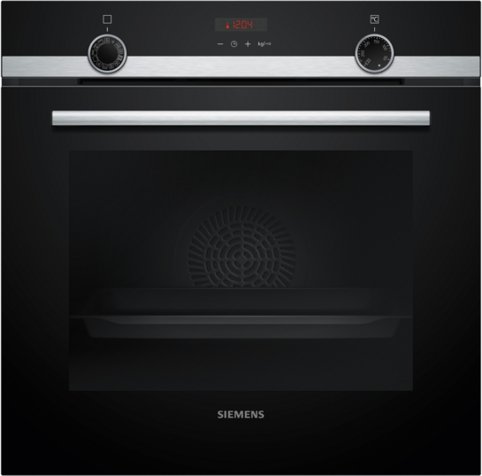 Siemens iQ300 Inbyggnadsugn med ångfunktion 60 x 60 cm Rostfritt stål HQ574AER3