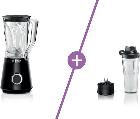 Bosch Produktbild: Bosch Serie 4 Standmixer-Set VitaPower Set 1200 W Schwarz