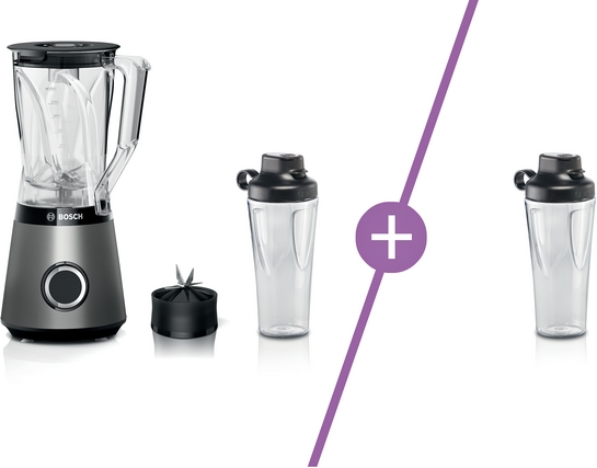 Bosch Produktbild: Bosch Serie 4 Standmixer-Set VitaPower Set 1200 W Silber