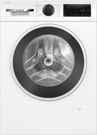 Bosch Serie 6 Tvättmaskin, frontmatad 10 kg max. 1400 varv/min