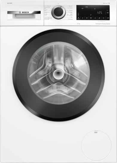 Bosch Serie 6 Tvättmaskin, frontmatad 10 kg max. 1400 varv/min