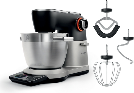 Bosch Produktbild: Bosch Serie 8 Küchenmaschine mit Waage 1800 W Silber, Schwarz