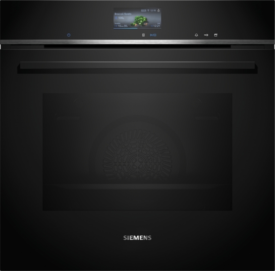 Siemens iQ700 Inbyggnadsugn med fullSteam 60 x 60 cm Svart HS736G1B1
