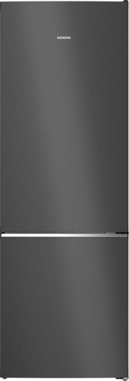 Siemens iQ500 Kombinerad kyl/frys 203 x 70 cm blackSteel KG49N4XAF