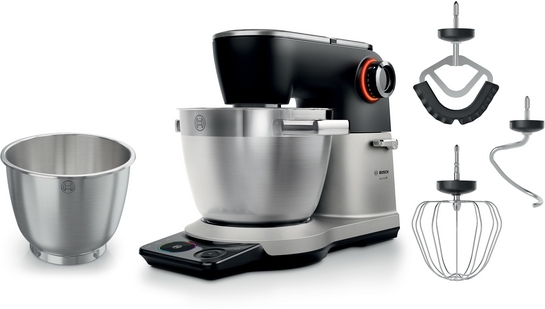 BOSCH Serie 8 Küchenmaschine mit Waage 1800 W Silber, Schwarz MUMS8ZS18