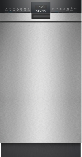 Siemens iQ300 Underbyggd diskmaskin 45 cm Rostfritt stål SR43ES25ME