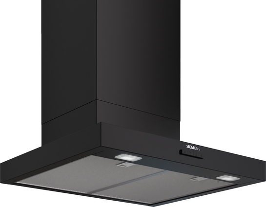 Siemens iQ300 Vägghängd köksfläkt 60 cm Mattsvart LC65BCC60