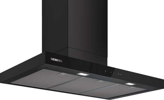 Siemens iQ500 Vägghängd köksfläkt 90 cm Mattsvart LC97BDN60
