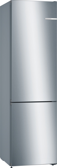 Bosch Serie 4 Kombinerad kyl/frys 203 x 60 cm Inox-Look