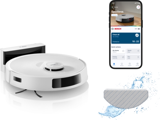 Bosch Robotdammsugare Spotless BCRC1W