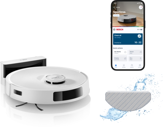 Bosch Robotdammsugare Spotless Advanced BCRC2W