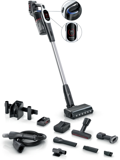 BOSCH Akku-Staubsauger Unlimited 9 Weiß