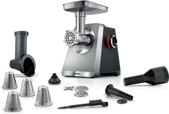 Bosch Produktbild: Bosch Serie 8 Fleischwolf MultiPower 2500 W Edelstahl