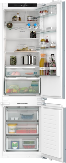 Siemens iQ500 Integrerad kyl/frys 193.5 x 55.8 cm Platta gångjärn med softClose