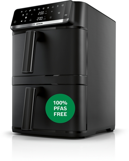 BOSCH Serie 6 Double Stack Air Fryer Schwarz MAFD661B0 BOSCH Serie 6 Double Stack Air Fryer Schwarz MAFD661B0