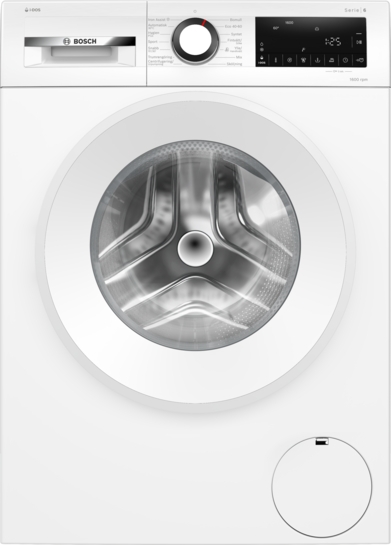 Bosch Serie 6 Tvättmaskin, frontmatad 10 kg max. 1600 varv/min