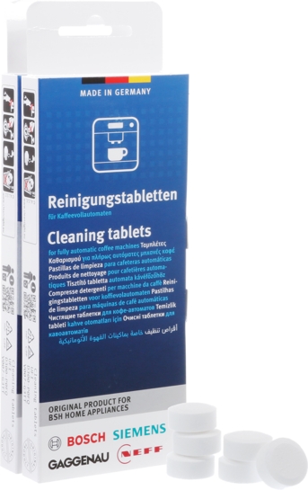 BOSCH Reinigungstabletten Passend für alle Kaffeevollautomaten und Thermoskannen 00312503 BOSCH Reinigungstabletten Passend für alle Kaffeevollautomaten und Thermoskannen 00312503