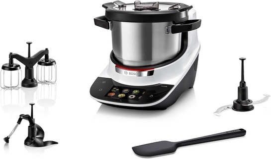 Bosch Produktbild: Bosch Küchenmaschine mit Kochfunktion, Cookit Basic Set Weiß