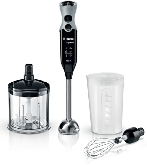 Bosch Stavmixer ErgoMixx 750 W Svart, Fönstergrå MSM67160