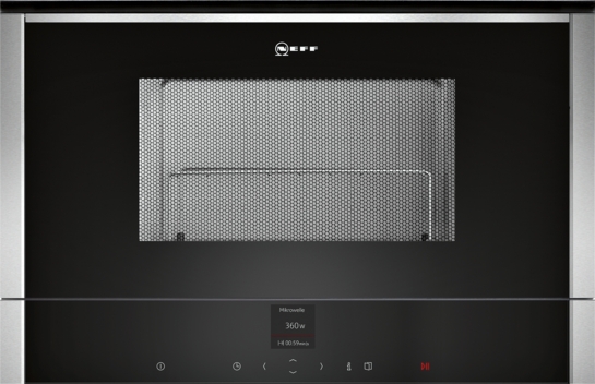 Neff N 70 Built-In Microwave with grill Rostfritt stål