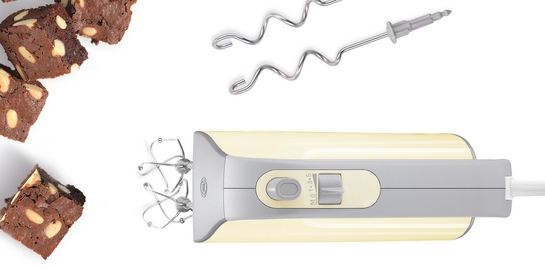 BOSCH Handrührer Styline Colour 500 W Beige, silber MFQ40301