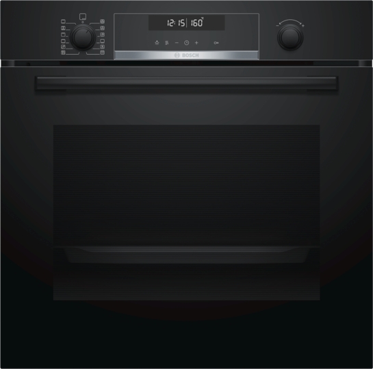 BOSCH Serie 6 Einbau-Backofen 60 x 60 cm Schwarz HBA578BB0