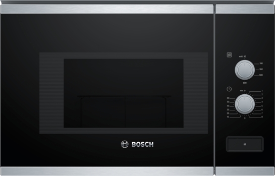Bosch Serie 4 Inbyggnadsmikro Rostfritt stål