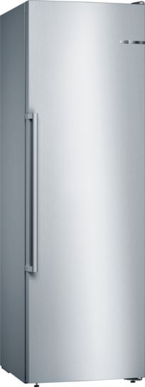 BOSCH Serie 6 Freistehender Gefrierschrank 186 x 60 cm Gebürsteter Stahl AntiFingerprint GSN36AIEP