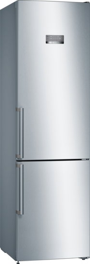 Bosch  Kombinerad kyl/frys 203 x 60 cm Inox-Look KGN397LEQ Serie 4