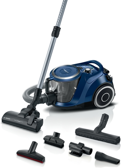 BOSCH Serie 6 Beutelloser Staubsauger Blau BGC41X36