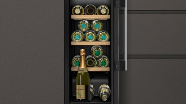 N 70 Wine cooler with glass door 82 x 30 cm KU9202HF0G KU9202HF0G-5