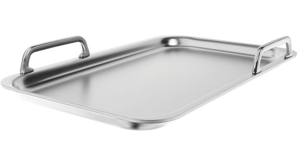 Bosch Teppanyaki Griddle for Induction Cooktop in Stainless Steel