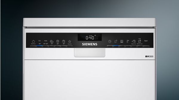 iQ300 獨立式洗碗機 45 cm 白色 SR23HW48KE SR23HW48KE-2