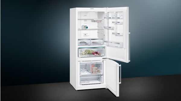 iQ500 Alttan Donduruculu Buzdolabı 186 x 75 cm Beyaz KG76NAWF0N KG76NAWF0N-2