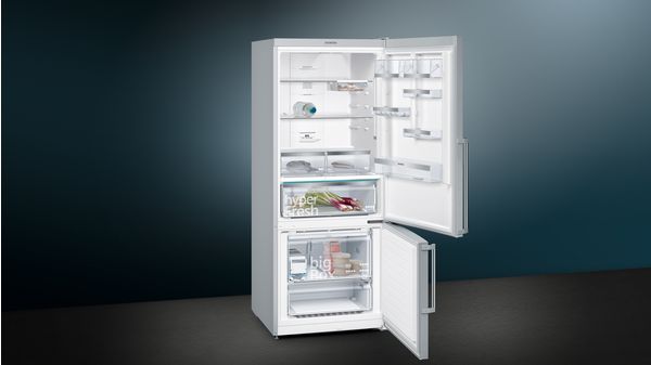 iQ500 Alttan Donduruculu Buzdolabı 186 x 75 cm Kolay temizlenebilir Inox KG76NAIF0N KG76NAIF0N-2