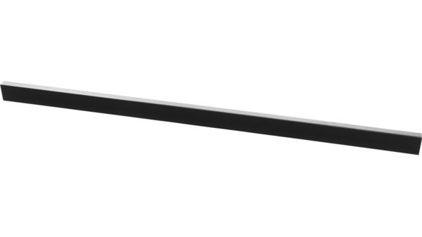 Design-Griffleiste schwarz, ohne Ausschnitt für Bedienmdoul LXBXH 898X31x40mm 17004787 17004787-1