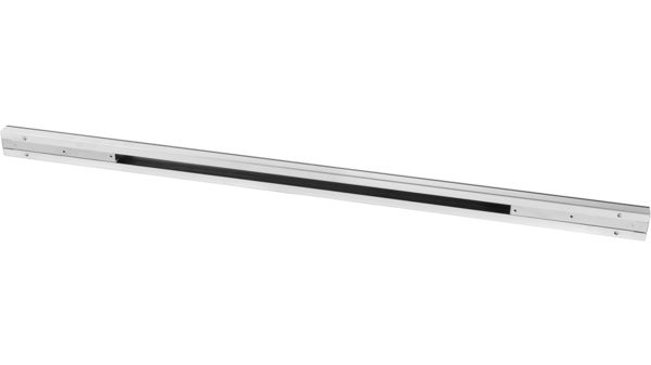 Design-Griffleiste schwarz, ohne Ausschnitt für Bedienmdoul LXBXH 898X31x40mm 17004787 17004787-4