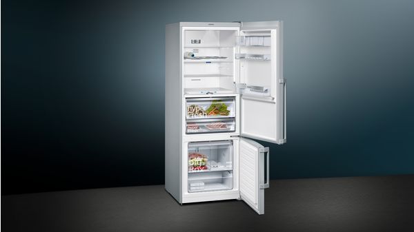 iQ700 Frigo-congelatore combinato da libero posizionamento 193 x 70 cm inox-easyclean KG56FPI40 KG56FPI40-5