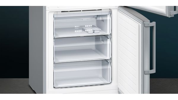 iQ300 Réfrigérateur combiné pose-libre 203 x 70 cm Acier brossé anti-traces KG49NXIEP KG49NXIEP-7