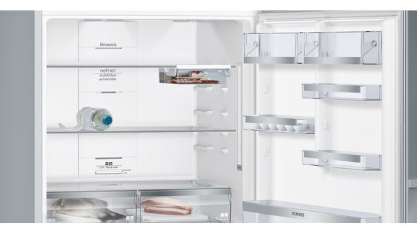iQ500 Alttan Donduruculu Buzdolabı 186 x 86 cm Kolay temizlenebilir Inox KG86NAIF0N KG86NAIF0N-4